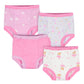 Gerber Baby Girls Infant Toddler 4 Pack Potty Training Pants Underwear Princess Arrival 2T