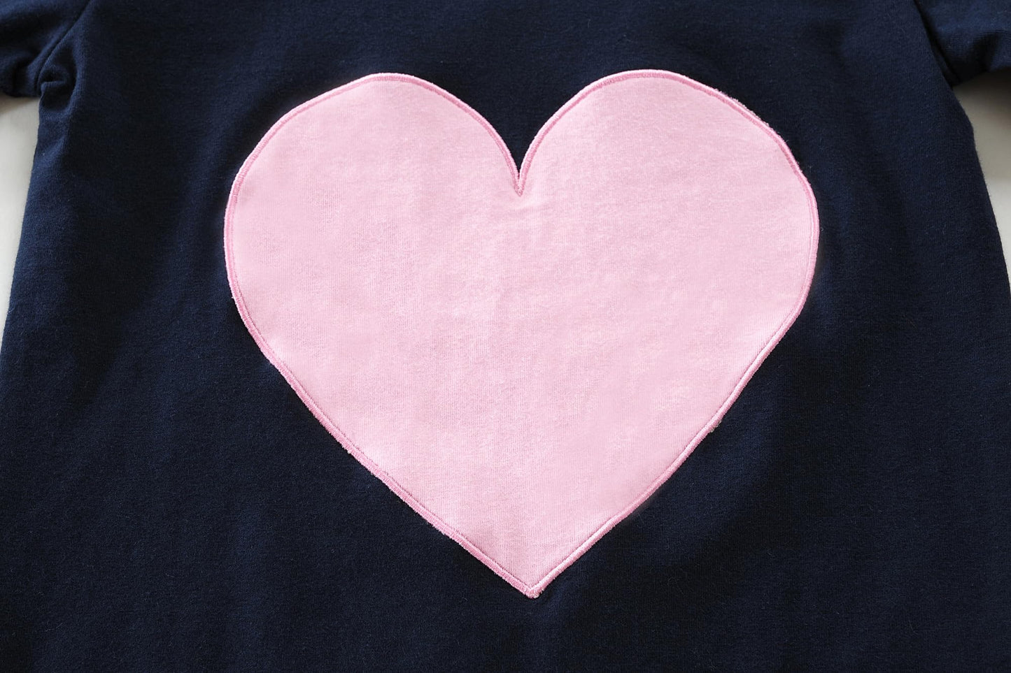 Little Hand Kids Pajamas Boys Girls Navy Hearts Valentine'S Day Gift 2 Piece Pant Sets Toddler Clothes 2 Years