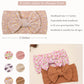 Jollybows 6Pcs Baby Nylon Headbands Hair Bow Elastics Hairbands Hair Accessories For Baby Girls Newborn Infant Toddlers Kids (Up