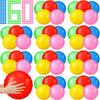 Jerify 160 Pcs 7 Inch Large Knobby Balls Bulk Spiky Bounce Inflatable Plastic Balls Toy Soft Massage Sensory Stress for School P