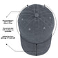 Kids Baby Girls Hat Washed Baseball Cap Cotton Solid Sun Hats For Children Fit For 2-7 Years