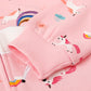 Akyzic Girls Zip Up Hoodie Unicorn Fall Jacket Kids Back To School Outfit Hooded Sweatshirt Toddler Girl Fall Outerwear 6T/8053
