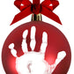 Pearhead Babyprints Diy No Bake Handprint Or Footprint, Holiday Ball Ornament, Baby Holiday Ornament, Baby'S First Christmas Orn