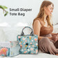 Pheben Small Diaper Bags Waterproof Travel Tote Mini Diaper Bag Multi-Function Baby Bags Crossbody Purse(Cartoon Dessert)