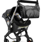 hoodababy Essentials Diaper Bag Compatible with The doona Carseat/Stroller, Black, ml, Faux leather