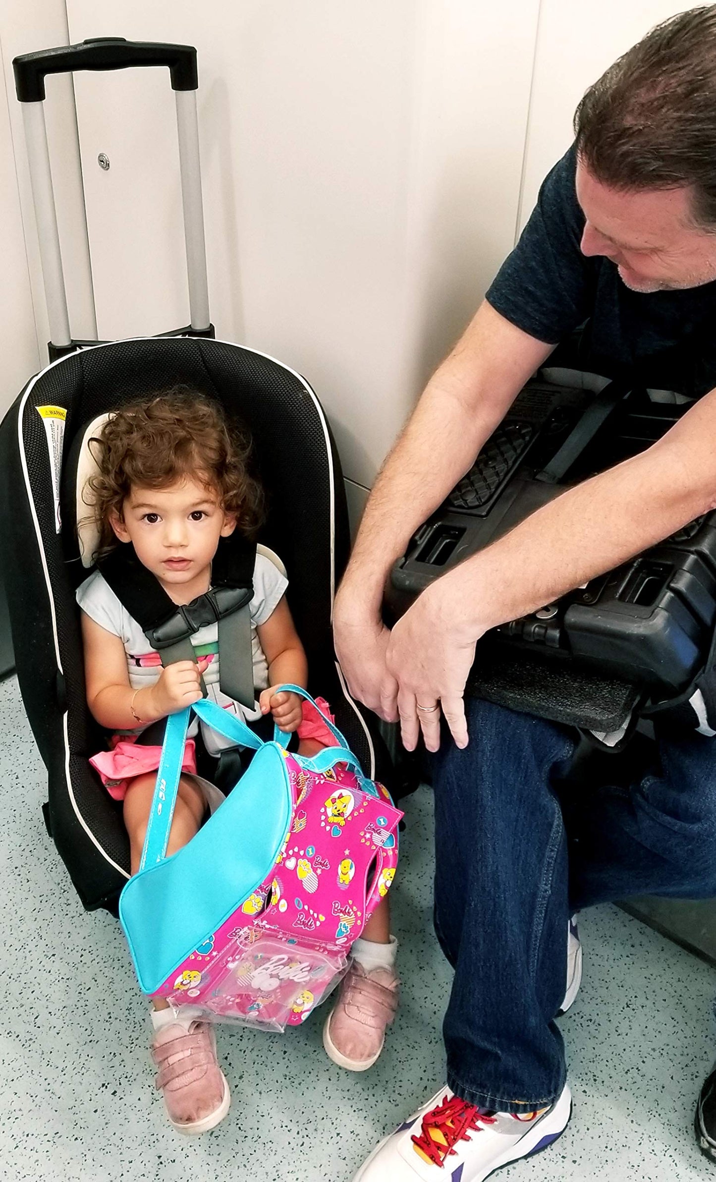 Holm Airport Car Seat Stroller Travel Cart And Child Transporter - A Carseat Roller For Traveling. Foldable, Storable, And Stowa