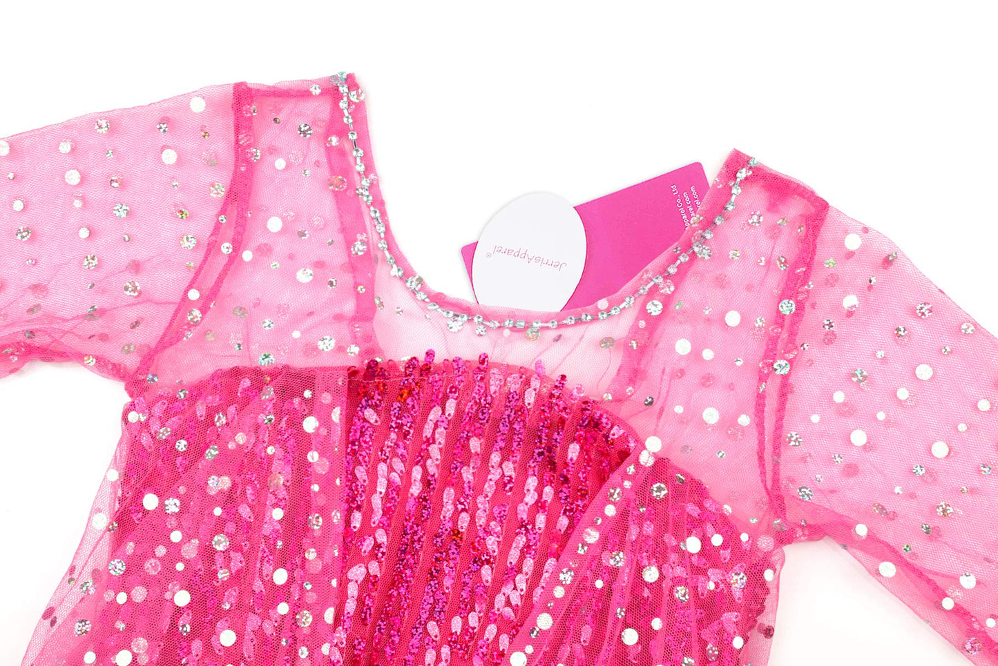 Jerrisapparel Girls Princess Costume Birthday Party Christmas Fancy Dress Up (5, Hot Pink With Accessories)