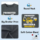 Funnycokid Big Brother Shirt 4T 3T Backhoe Loader Construction Digging It Boys Promoted To Big Brother T-Shirt For Toddler Blue