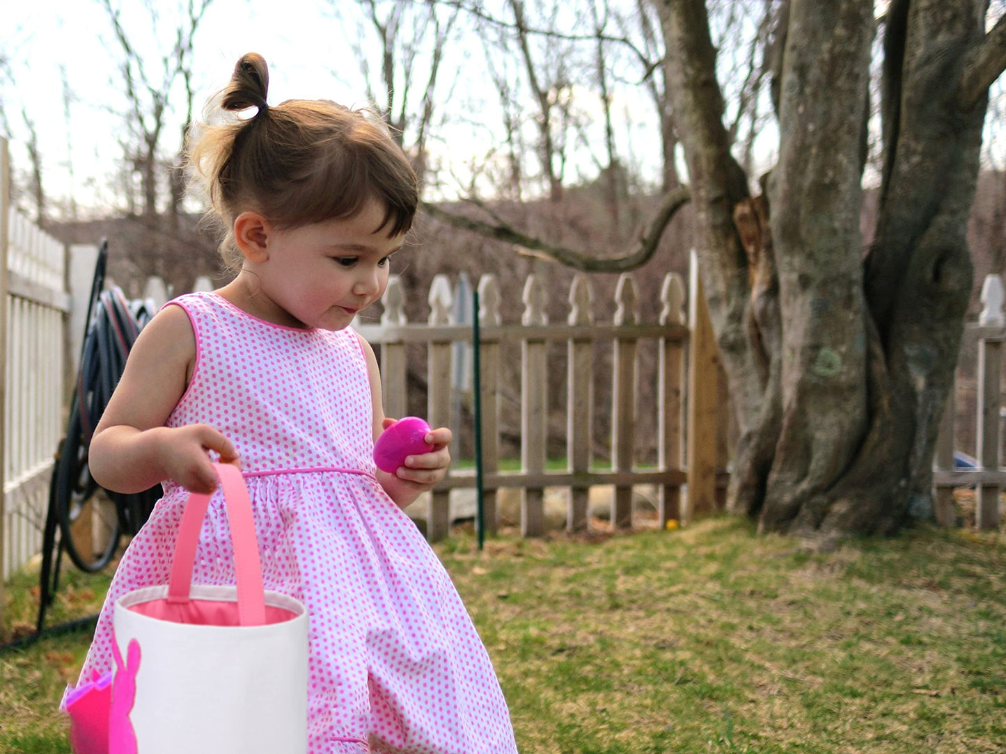 Easter Baskets For Kids - Boys And Girls Easter Egg Hunt Baskets, Cute Sequin Rabbit Bunny Printed Canvas Gift Basket For Baby,