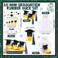 200 Pcs 2025 Graduation Party Favors Includes 2 Inch 50 Pcs Graduation Rubber Ducks with Necklace Sunglasses for Bath Pool 50 Pc