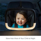 Munchkin Brica Night Light Pivot Baby In-Sight Adjustable Car Mirror, Crash Tested And Shatter Resistant, Black