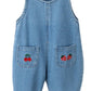 SEAUR Children Toddler Kids Infant Baby Boys Girls Cute Denim Overalls Suspender Pants Outfits Jean Sleeveless Strap Jumpsuit Bl