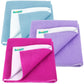 Bumpers AntiPiling Quick Dry & Absorbent Sheet Polycotton Baby Bed Protecting Waterproof Mat (Rani Pink, Violet, Light Blue, Sm