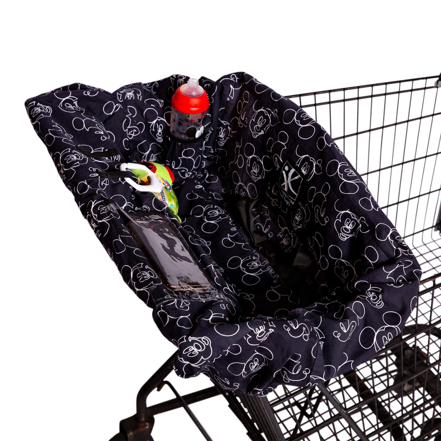 Disney Baby by J.L. Childress Shopping Cart & High Chair Cover for Baby, Kids, & Toddler - Cover for Grocery Carts & Restaurants