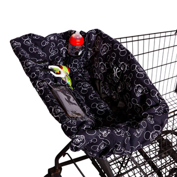 Disney Baby by J.L. Childress Shopping Cart & High Chair Cover for Baby, Kids, & Toddler - Cover for Grocery Carts & Restaurants