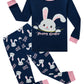 Family Feeling Easter Bunny Baby Girls Pajamas Long Sleeve Cotton Toddler Kid Rabbit Pjs 12-18 Monthes