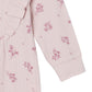 Gerber Baby Girls' Ruffle-Edge Romper, Tossed Flowers, 6-9 Months