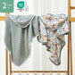 Momcozy Baby Towel With Hooded-2 Pack Soft Bath Towel Set-Shower Gifts Or Bath Essential For Infant, Newborn, Toddler (35 X 35 I
