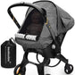 Waterproof Baby Car Seat Cover Compatible With Doona Car Seat And Stroller,Patented Windproof Car Seat Canopy For Boys & Girls,