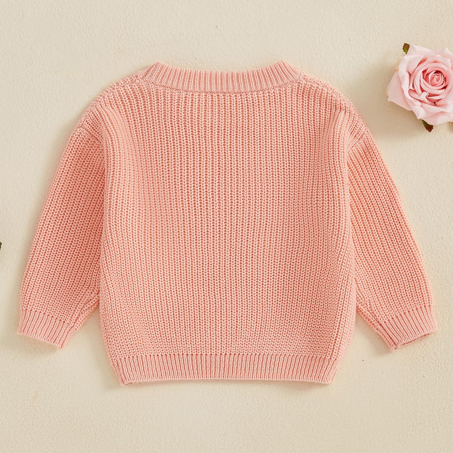 Amnnchya Toddler Infant Newborn Baby Boy Girl Sweater Homemade Rolls Knit Crewneck Pullover Sweatshirt Thanksgiving Outfit (Vale