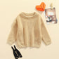 Infant Toddler Baby Girl Boy Knit Sweater Pullover Sweatshirt Warm Long Sleeve Shirt Tops Knitted Fall Winter Clothes (Beige, 2-