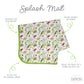 Bapronbaby Taco Party Splash Mat - Waterproof Catch-All For Under High Chairs, Floors, Tables, Playtime Or Arts & Crafts - Machi