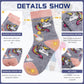 Eocom 6 Pairs Children'S Winter Warm Wool Socks Kids Toddlers Boys Girls Thermal Thick Boot Cozy Crew Socks (4-7X, Unicorn)