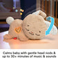 Fisher-Price Baby Sound Machine Soothe & Settle Bunny Portable Plush Toy with Music, Lights & Motion for Newborns