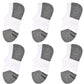 Jormatt 6 Pairs Toddler Little Girls Boys No Show Socks Thin Cotton Soft Anti Slip Low Cut Socks Breathable With Grips, S
