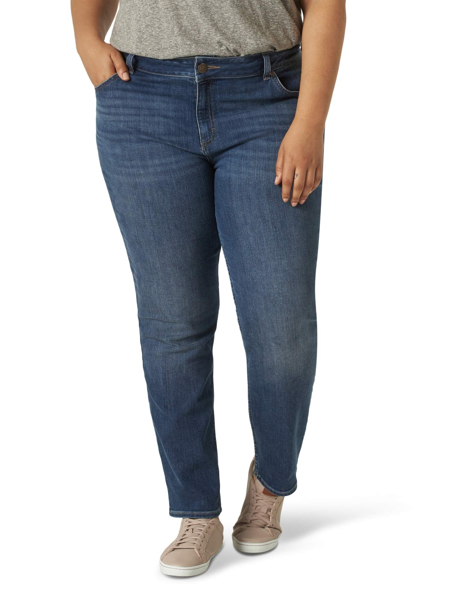 Lee Womens Size Regular Fit Straight Leg Jean, Seattle, 24 Plus Petite – Cutebab WBBAPB089TXRKFD