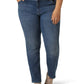 Lee Womens Size Regular Fit Straight Leg Jean, Seattle, 24 Plus Petite