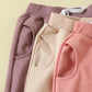 Yoawdats Baby Boys' & Girls' 3-Pack Pull-On Jogger Pants - Classic Fit Elastic Waist - Toddler & Infant Long Pants