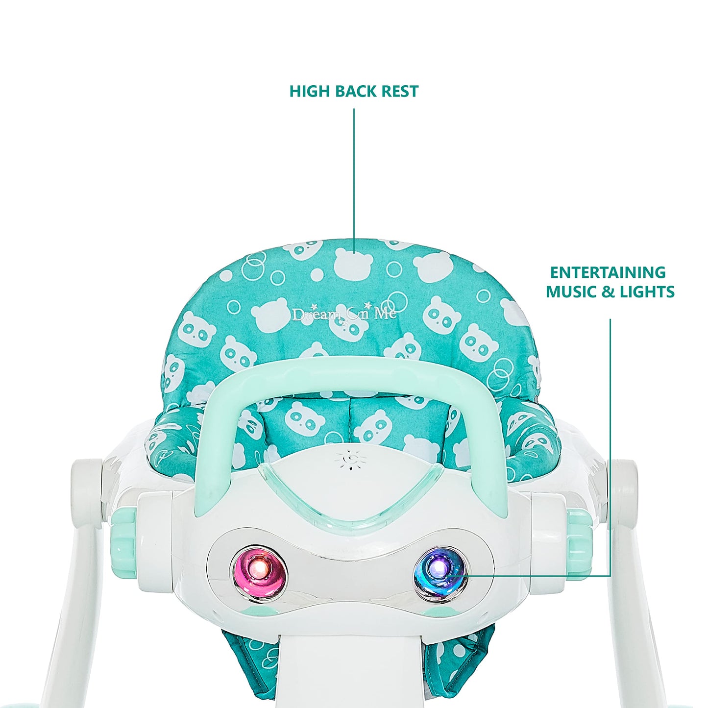 Dream On Me 2-in-1 Charlie Baby Walker, Easy Convertible Baby Walker, Walk Behind, Height Adjustable, Speed Adjusting Wheels, 36
