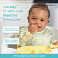 Bumkins Sleeved Bib For Girl Or Boy, Baby And Toddler For 6-24 Mos, Essential Must Have For Eating, Feeding, Baby Led Weaning, L