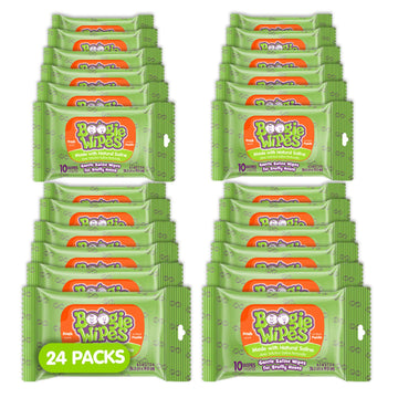 Baby Wipes by Boogie Wipes, Wet Wipes for Face, Hand, Body & Nose, Made with Vitamin E, Aloe, Chamomile and Natural Saline, Fres