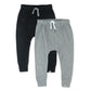 Honestbaby Multipack Honest Pants Joggers Pull On 100% Organic Cotton For Infant Baby And Toddler, Boys, Girls, Unisex, Heather