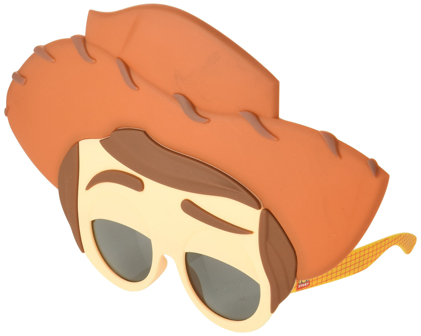 Sun-Staches Toy Story Official Woody Sunglasses Disney Costume Accessory Party Favor UV400 One Size Fits Most