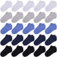 Duufin 25 Pairs Toddler Socks Low Cut Toddler Ankle Socks Half Cushion Kids Socks Low Rise Ankle Socks For Toddler Boys Girls, 4