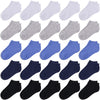 Duufin 25 Pairs Toddler Socks Low Cut Toddler Ankle Socks Half Cushion Kids Socks Low Rise Ankle Socks For Toddler Boys Girls, 4