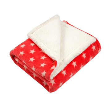 NAMAN Newborn Baby Boy & Baby Girl Polka Wrapping Sheet Cum Baby BlanketNVBZ7800RED
