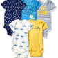 Gerber Baby Boys 5-Pack Short Sleeve Variety Onesies Bodysuits Awesome Fox Newborn
