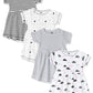 Hudson Baby Infant And Toddler Girl Cotton Dresses Moon And Back, 0-3 Months