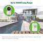 Leapfrog Lf2513 Baby Monitor, 2.8' Ips Lcd Screen, Pan-Tilt-Zoom, 1000Ft Range, Night Vision, Soothing Lullabies, Night Light,