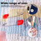 Lxnoap 10 Pcs Cloth Diaper Pins Stainless Steel Traditional Safety Pin (Red)