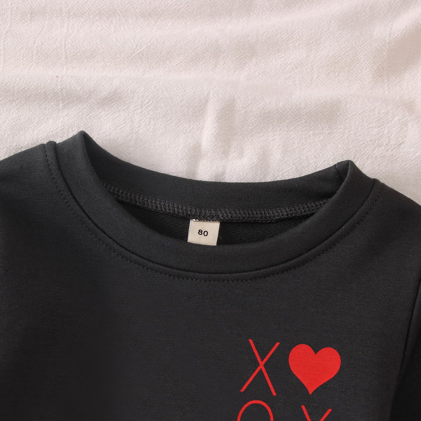 Modntoga Toddler Baby Boy Valentines Day Sweatshirt Mr Steal Your Heart Graphic Shirt Long Sleeve Funny Letter Pullover Tops (Bl