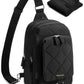 Trahzia Mini Diaper Bag with Portable Changing Pad, Small Crossbody Diaper Purse with Wipe Pouch for Travel and Daily Use, Black