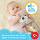 Fisher-Price Baby Toy Soothe n Snuggle Otter Portable Plush Sound Machine with Music Lights & Breathing Motion for Newborns 0+