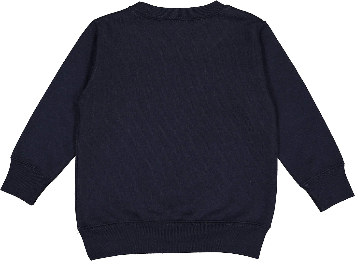 Rabbit Skins Toddler Fleece Long Sleeve Pullover Sweatshirt, Navy, 4T