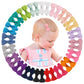 C?Llot Baby Hair Clips 40Pcs Fully Lined Tiny 2' Hair Bows Alligator Clips For Infants And Toddlers In Pairs
