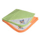 CATCUB Ultra Soft Cotton Baby Hooded Towel Combo  Pack of 2 (Green & Orange)